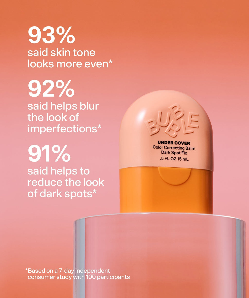 Bubble Skincare Under Cover